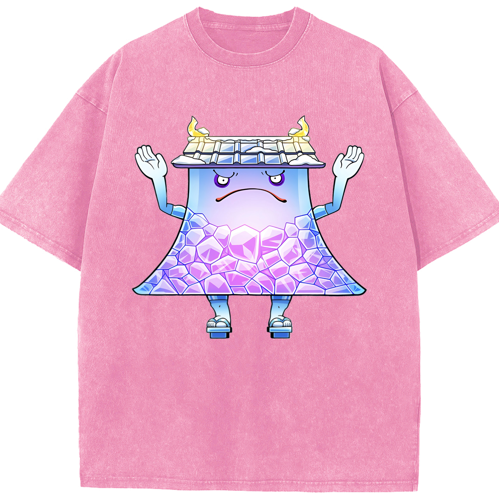 （画像用） 妖怪ウォッチ Yo-kai Watch 綿100% ヴィンテージ風 半袖Tシャツ（フロントプリント）